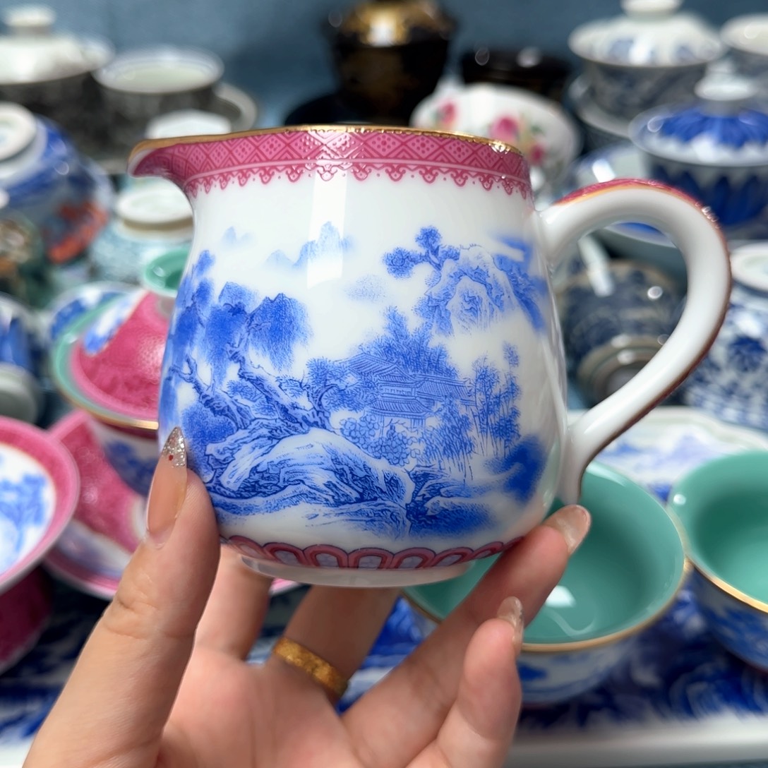 胭脂红公道景德镇