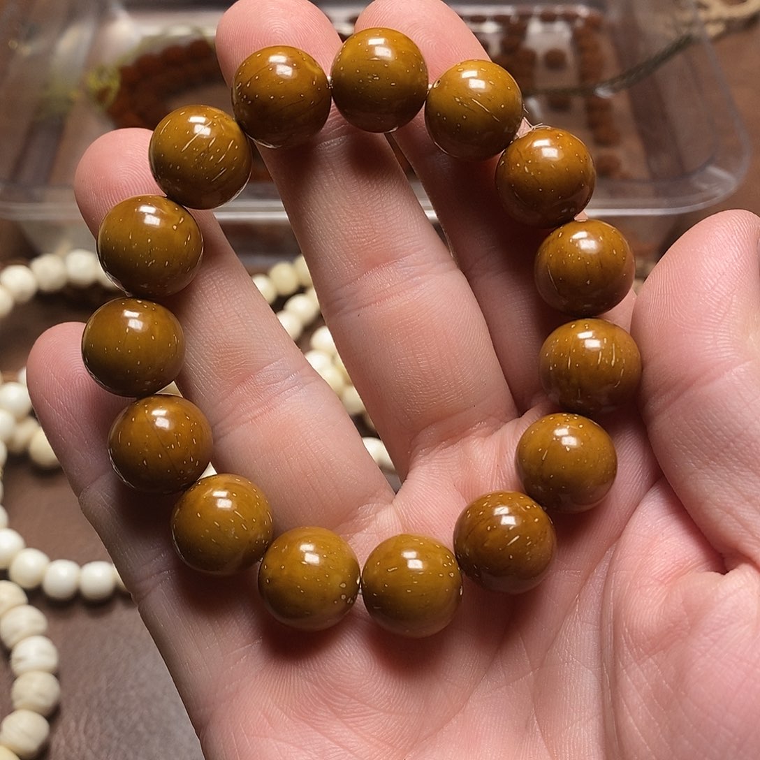 金刚菩提手串紫金鼠光珠15