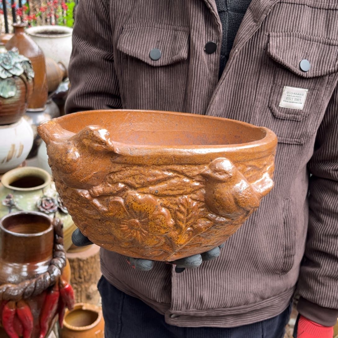 红陶高14口26有孔