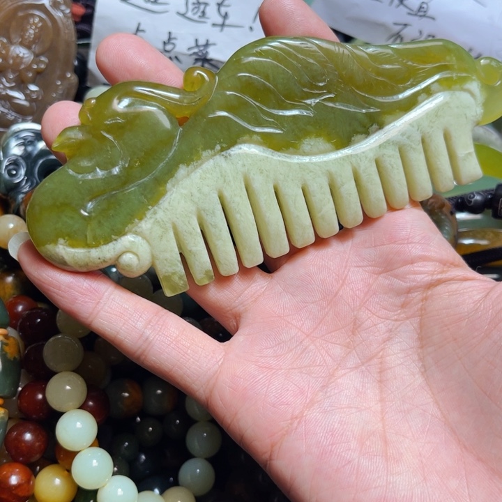 蛇纹石玉手链未镶嵌