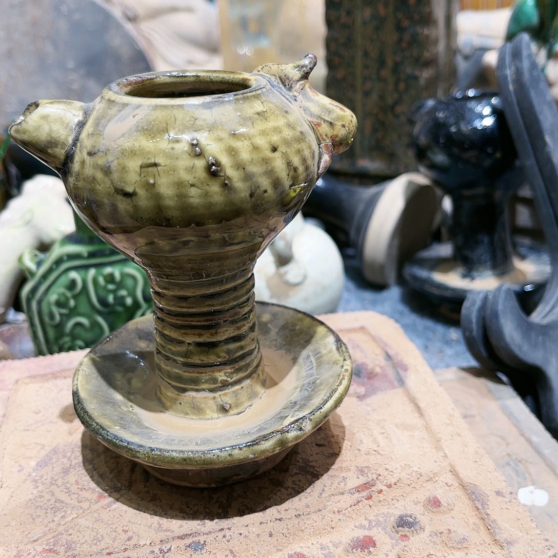 瓦当摆件茶台的一