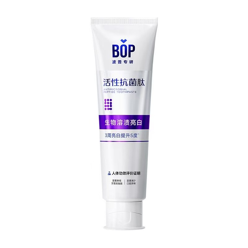 【可选功效】【5支】BOP波普专研溶渍亮白牙膏20g