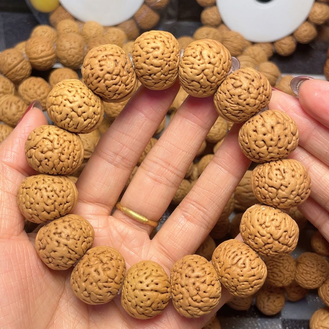 桃核手串21苹果园手串