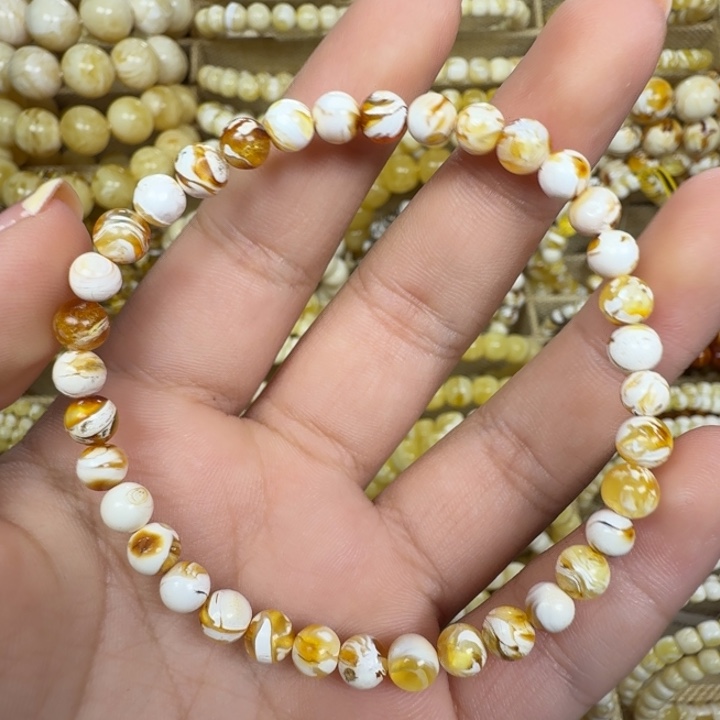 琥珀未镶嵌手绳5.5m