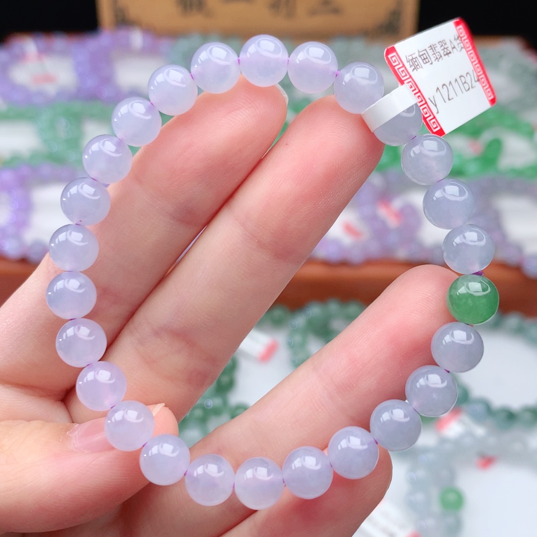 翡翠手链未镶嵌翡翠6.8mm