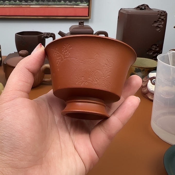 宜兴紫砂微瑕主人杯杯