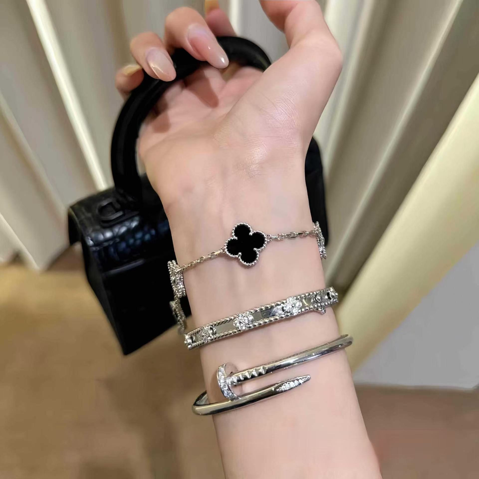 铜合金手镯 法式万花筒高级感手镯192