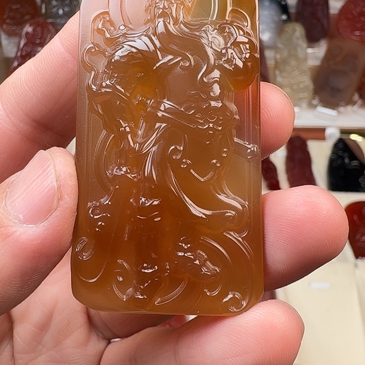 回***子玛瑙/玉髓未镶嵌颈饰