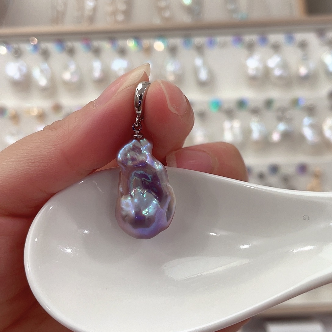 淡水珍珠耳坠未镶嵌