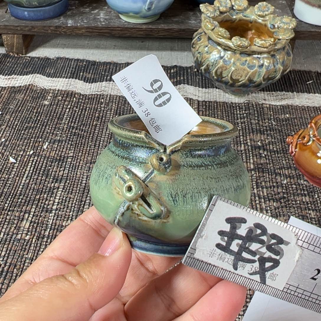 红陶景德镇手工花盆