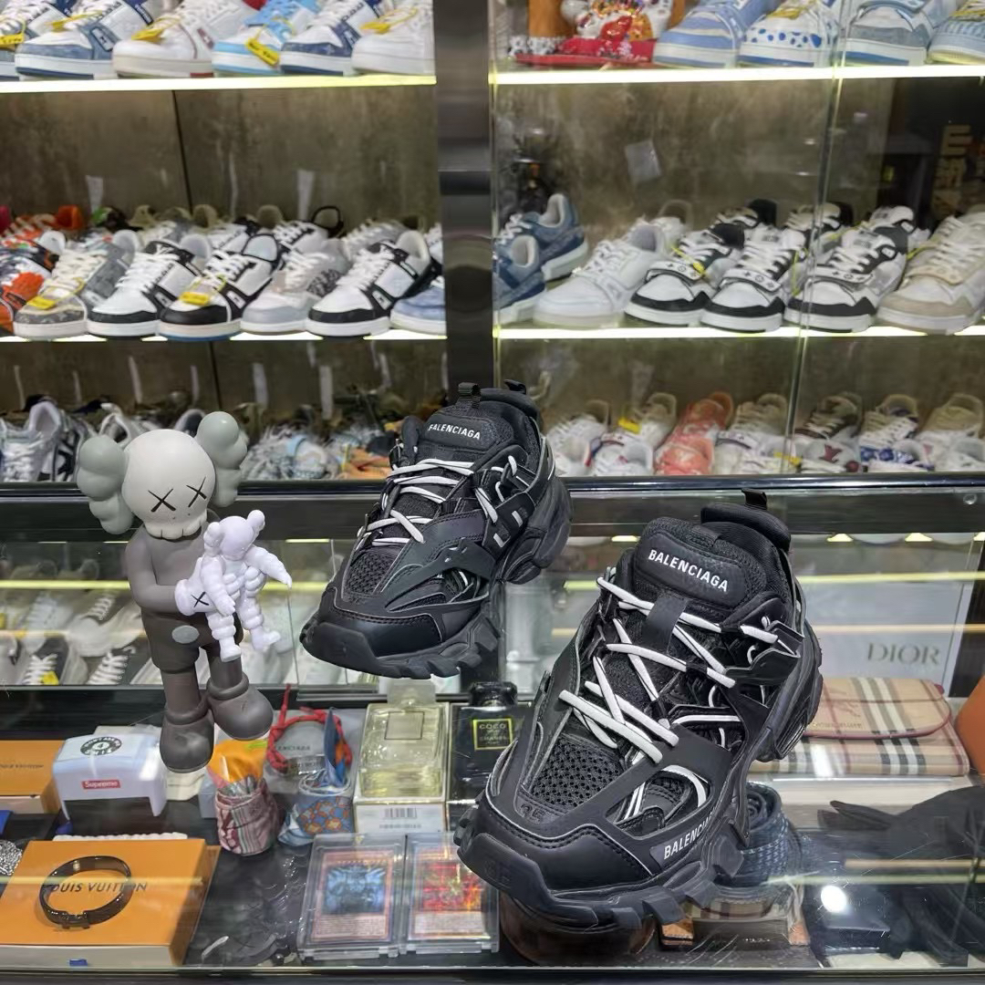 99新 Balenciaga/巴黎世家 track黑武士配色休闲鞋/35码/原盒