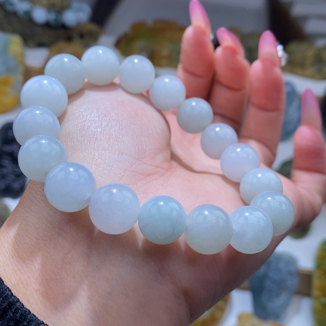 翡翠手串未镶嵌手串