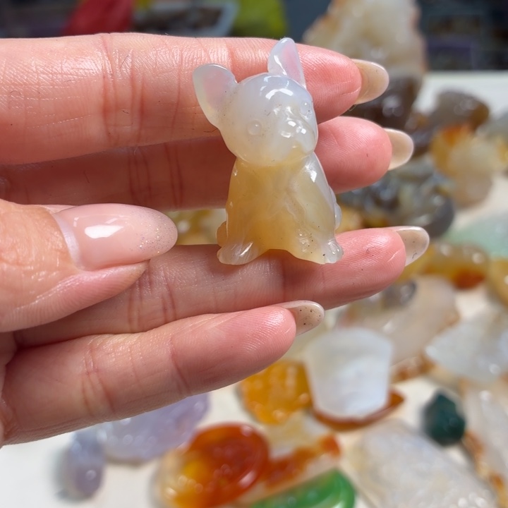 玛瑙/玉髓未镶嵌吊坠(不含链)