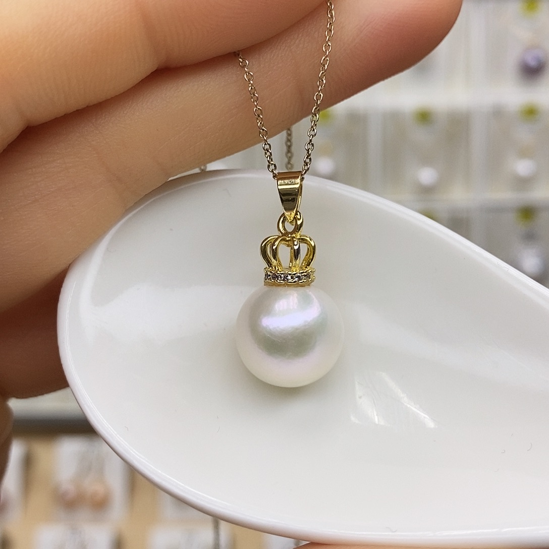 淡水珍珠合金颈饰
