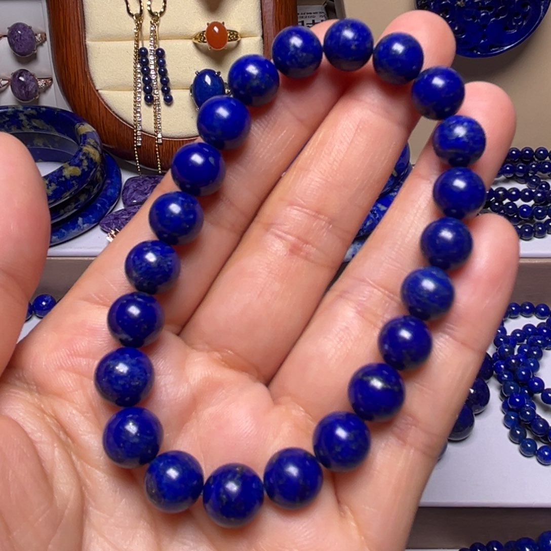 青金石手串未镶嵌手串9m m