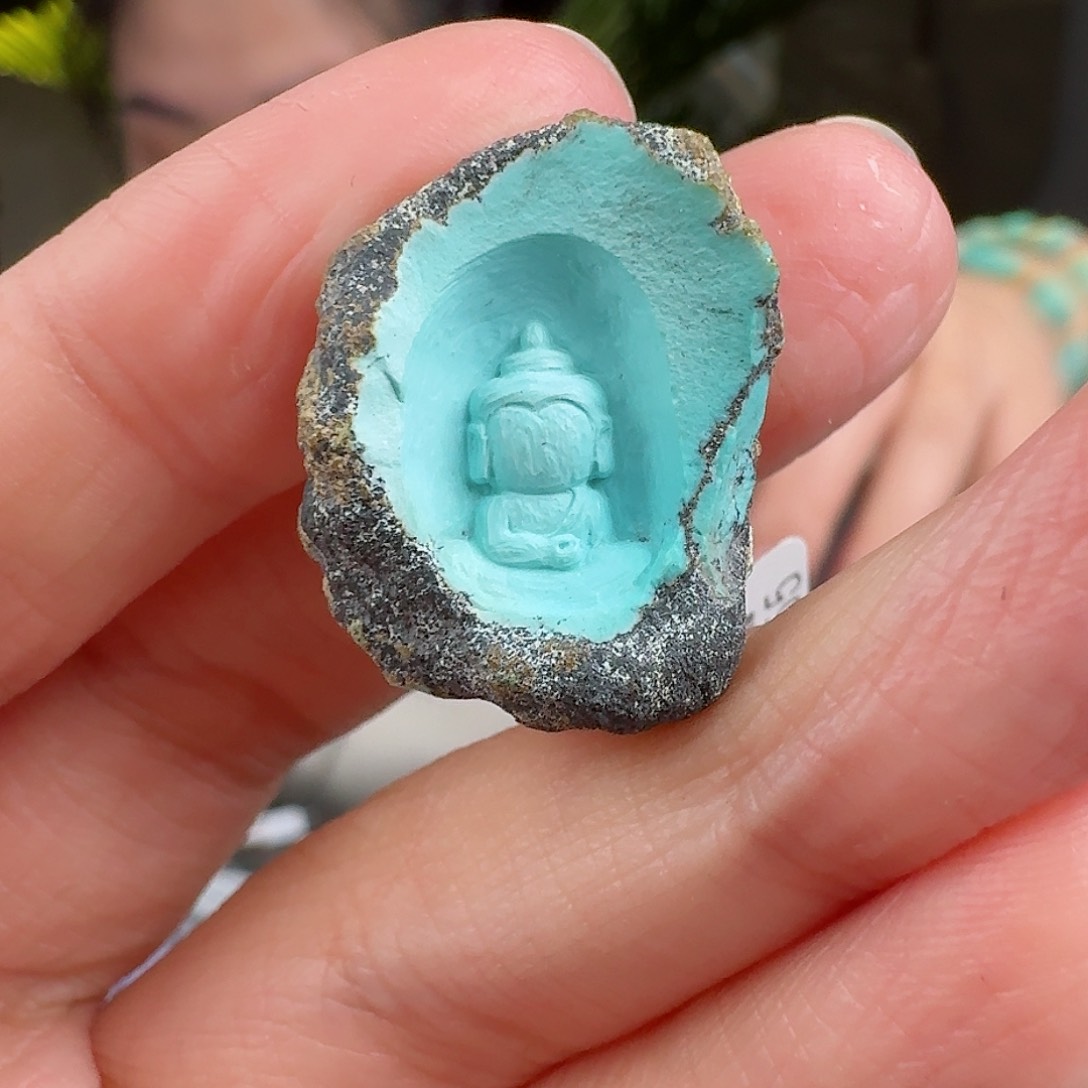 绿松石珠宝奇石未镶嵌