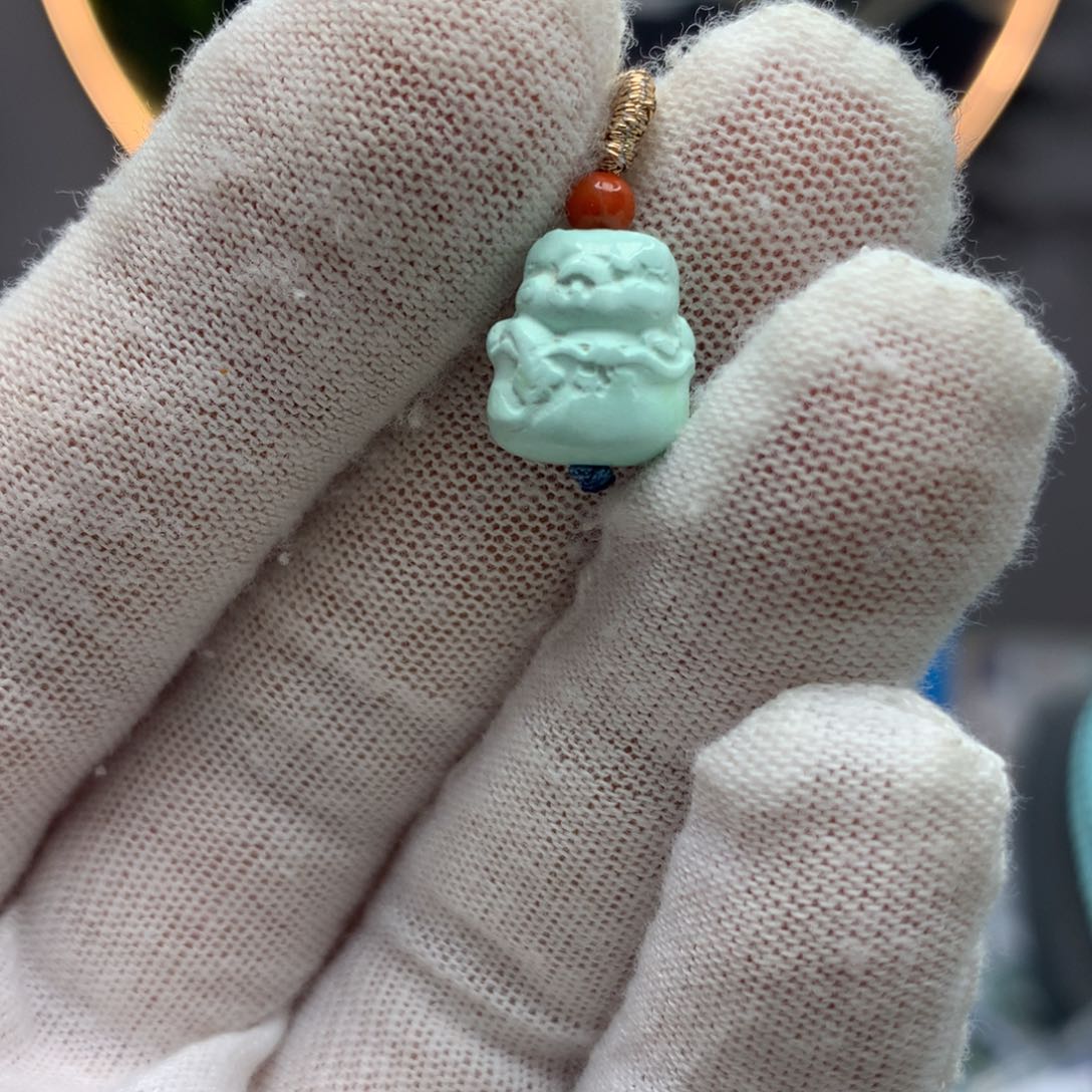 绿松石挂件未镶嵌