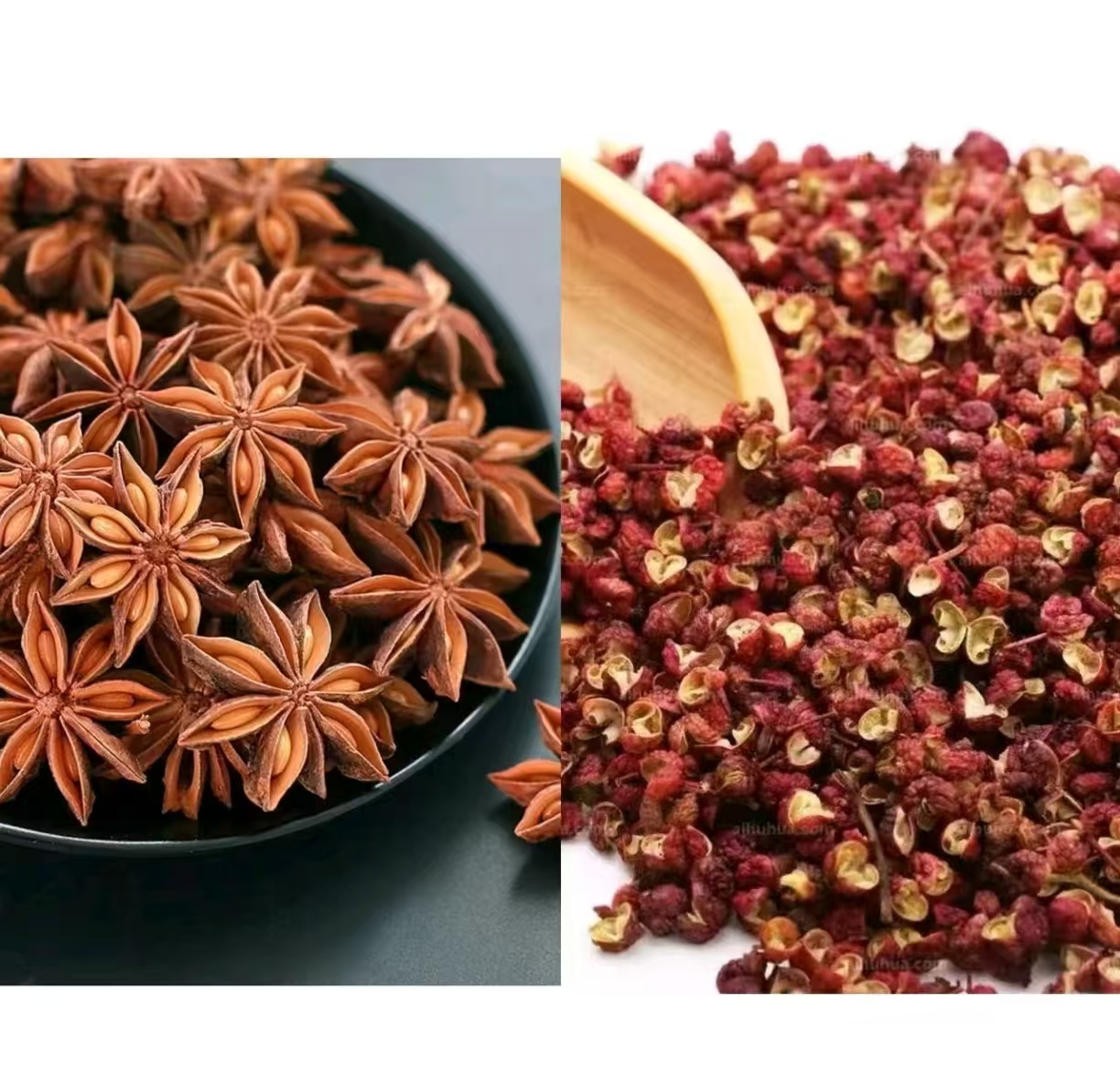 【爆品推荐】指天阔八角 花椒粒 各250克 拍一发二