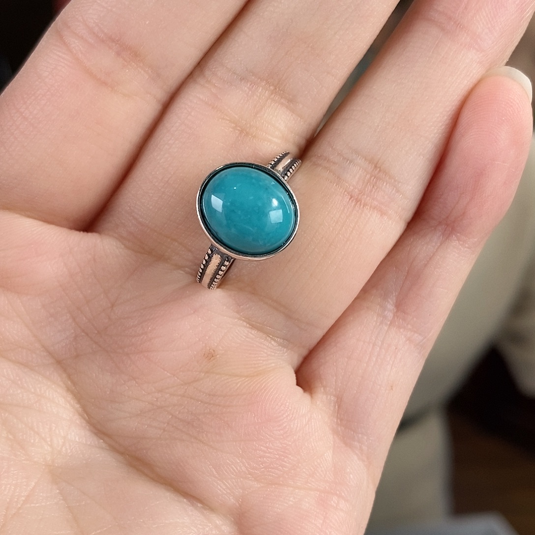 绿松石银S925镶嵌珠宝奇石