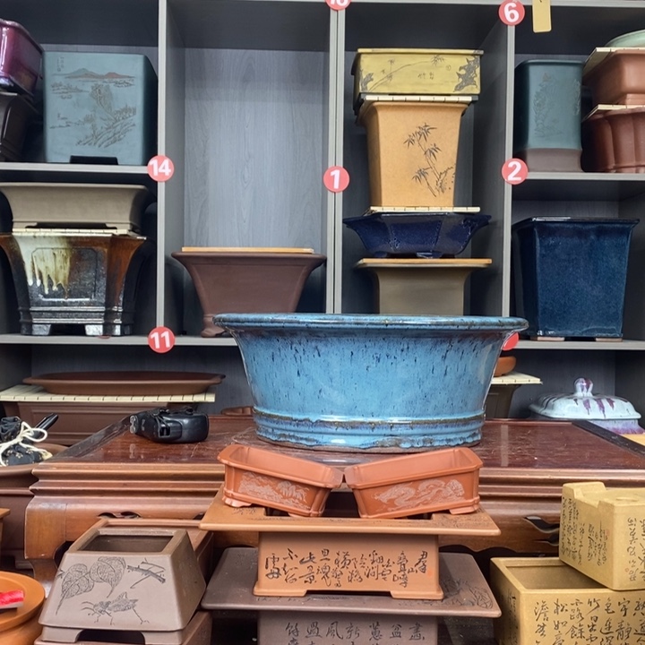 红陶@****苑宜兴紫砂花盆