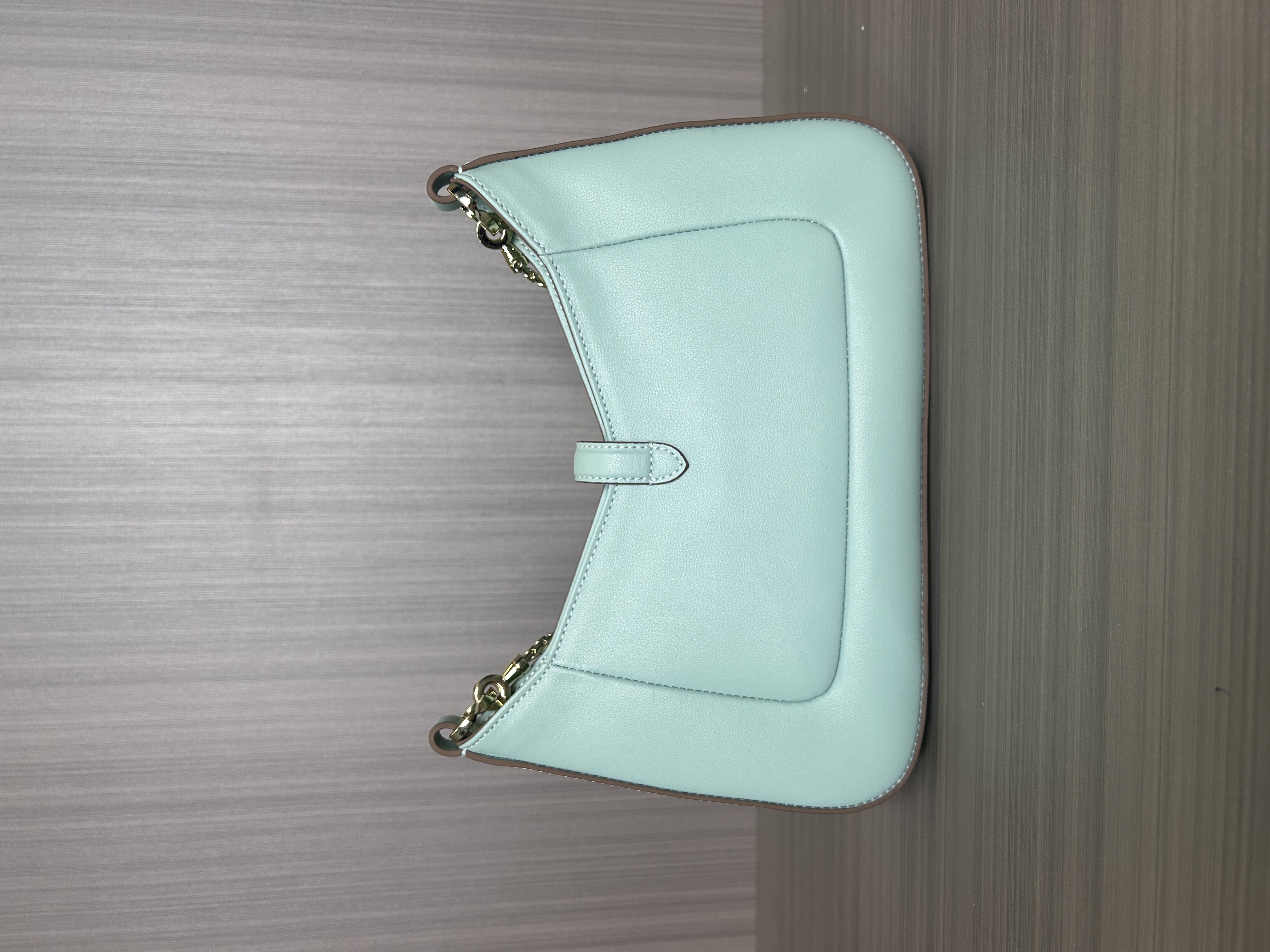 手工时尚真皮l枕头百搭女包 舌  10632  绿色