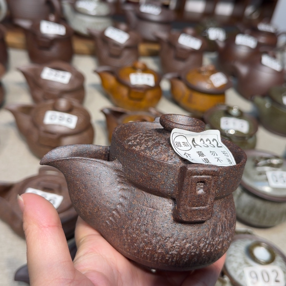 粗瓷茶具素色盖碗
