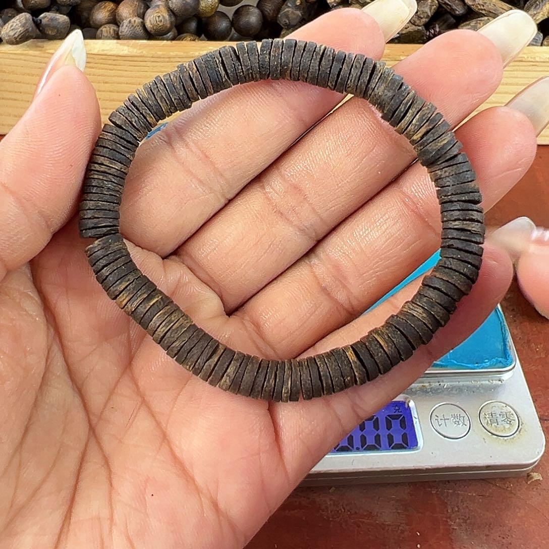 沉香碎屑沉香卡6金钱片沉水6g