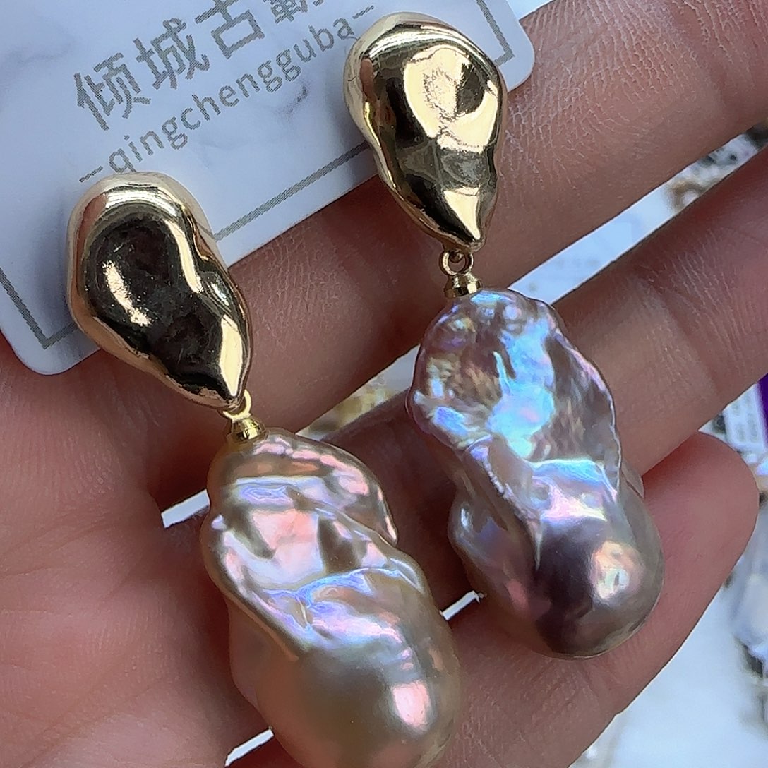 银S925镶嵌项链定制多样性发货发其一356淡水珍珠