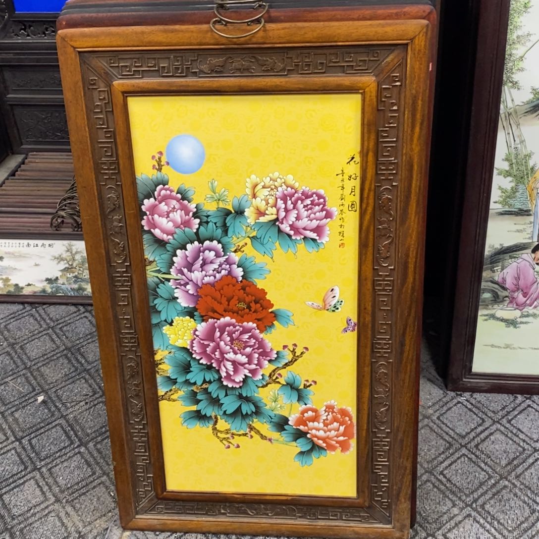 瓷100*60 景德镇瓷板画柴窑烧制