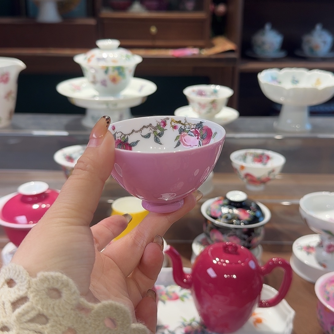 珐琅彩主人杯茶具茶具