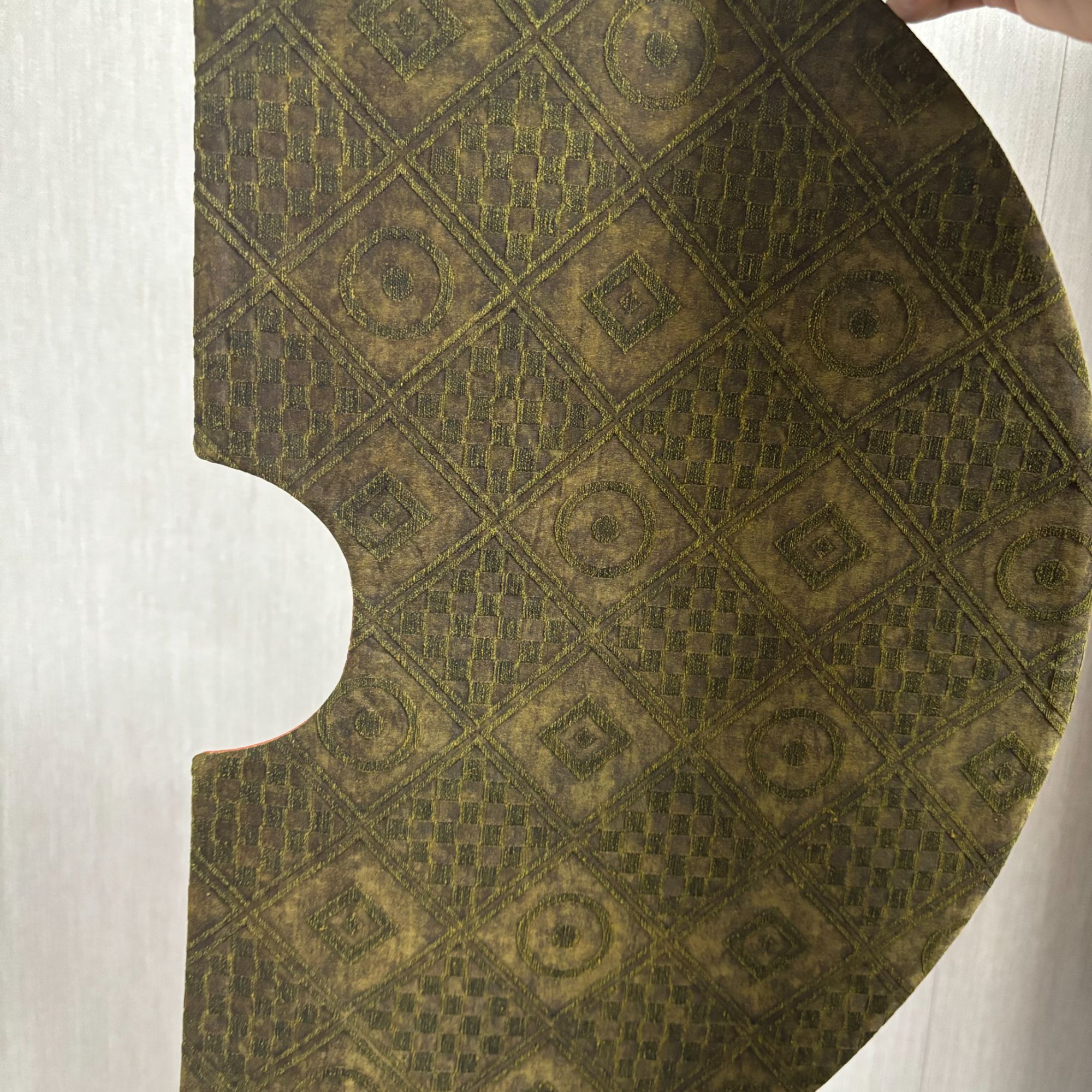 【四方半圆香云纱】茶席