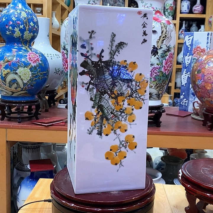 瓷片奔***牛景德镇陶瓷艺术