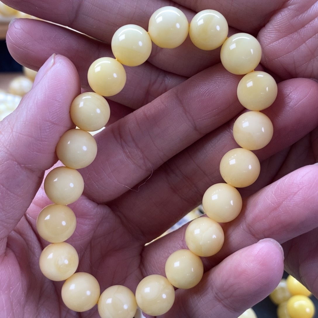 蜜蜡裸石未镶嵌10➕奶豆