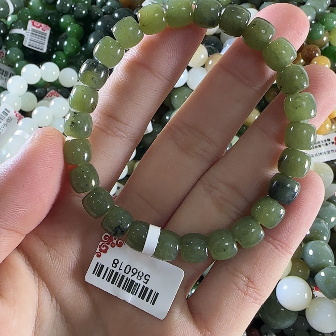 和田玉手链未镶嵌219