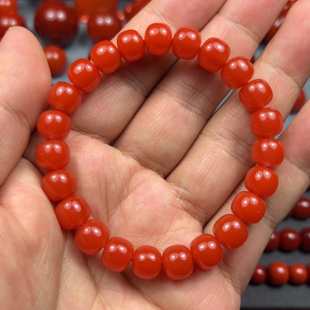 南红玛瑙珠宝奇石未镶嵌尺寸9/8