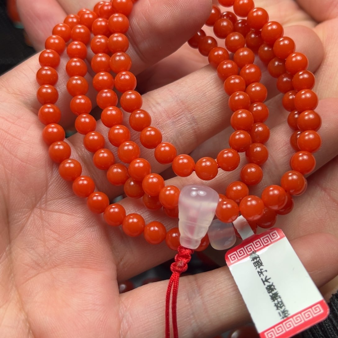 南红玛瑙多圈手链未镶嵌