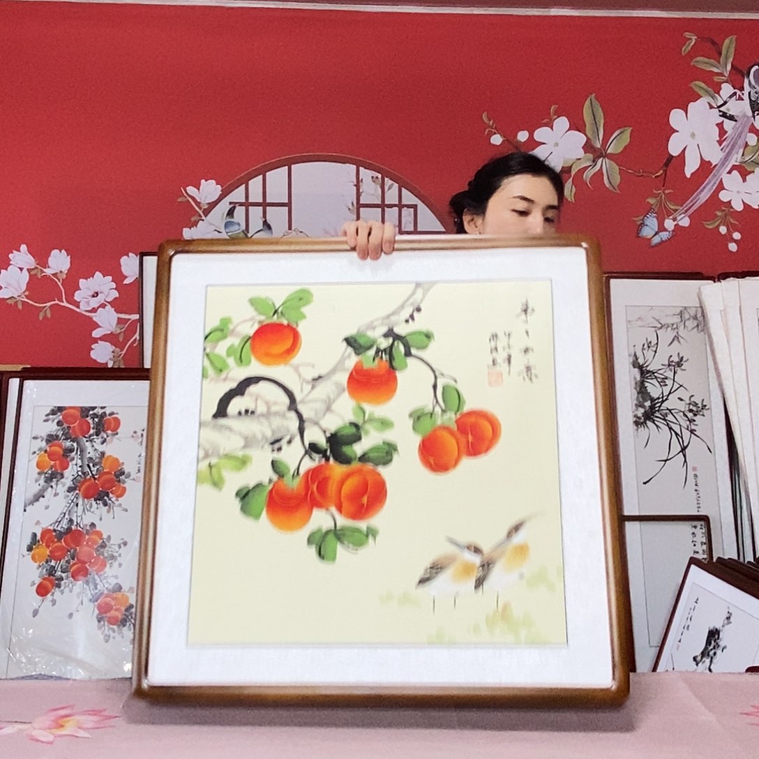 国画手写手绘国画作品63✖️63