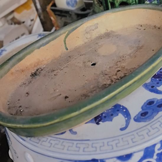 和***3石湾陶瓷花盆一个包邮