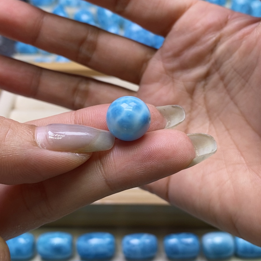 .***.针钠钙石（海纹石）未镶嵌颈饰