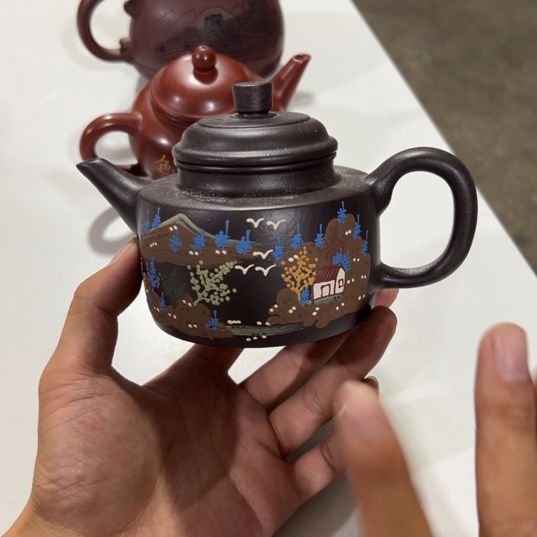 茶壶紫砂老厂紫砂壶一件！