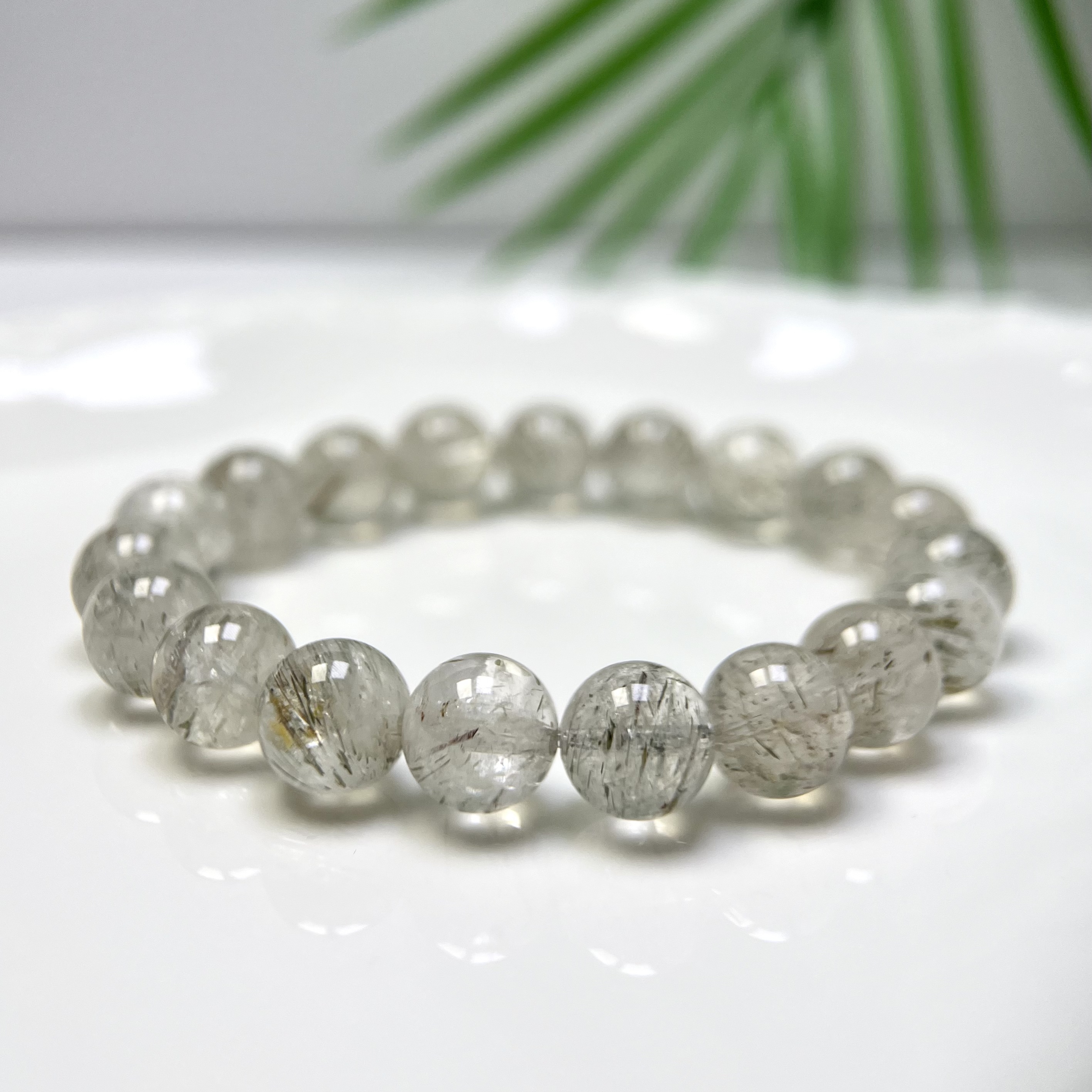 I碧玺绿发晶手串10m FX-6197 (多样性发其一)