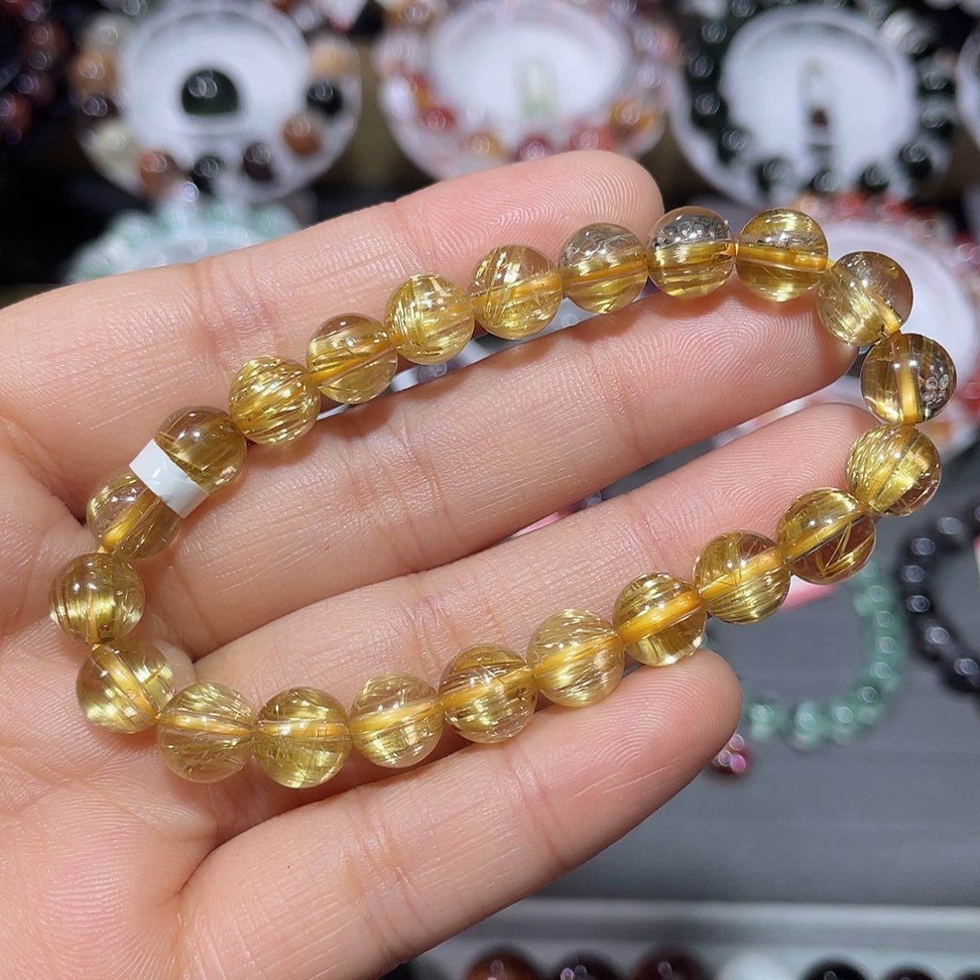 手链水晶未镶嵌钛晶手串