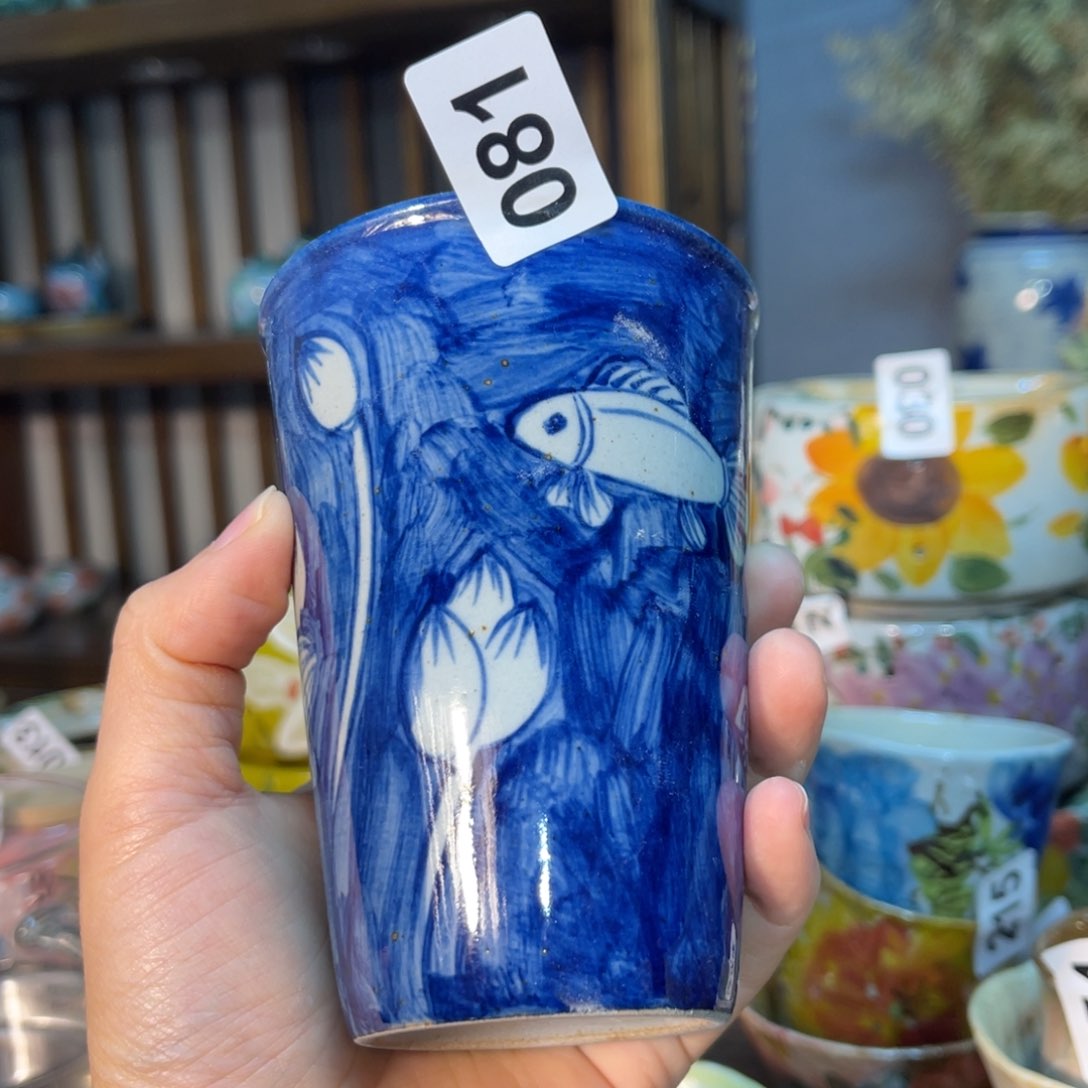 杯素浅陶瓷手工手绘