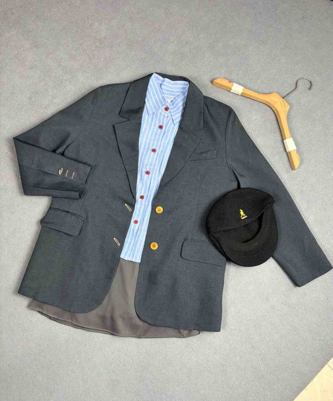 【孤品】简约冬季法式大衣外套加厚棉衣