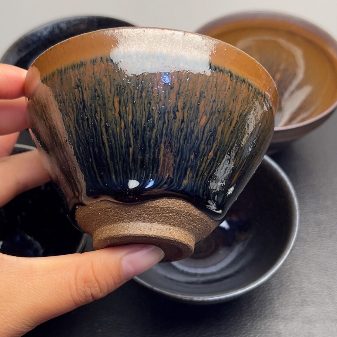 鸿***烬水晶玻璃手柄款茶盏1111111