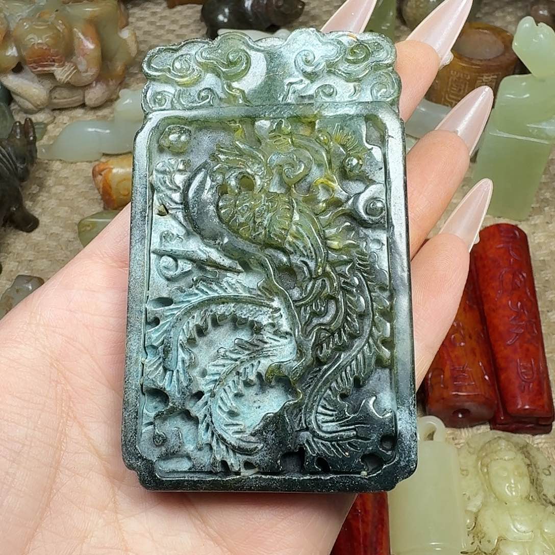 白玉菩提吊坠挂件