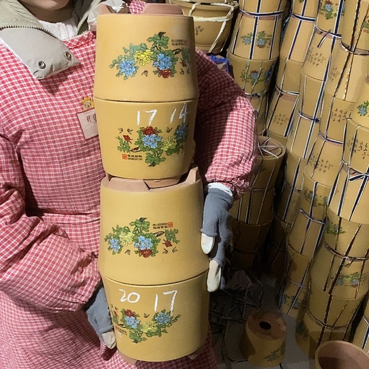 紫砂花盆紫砂花盆