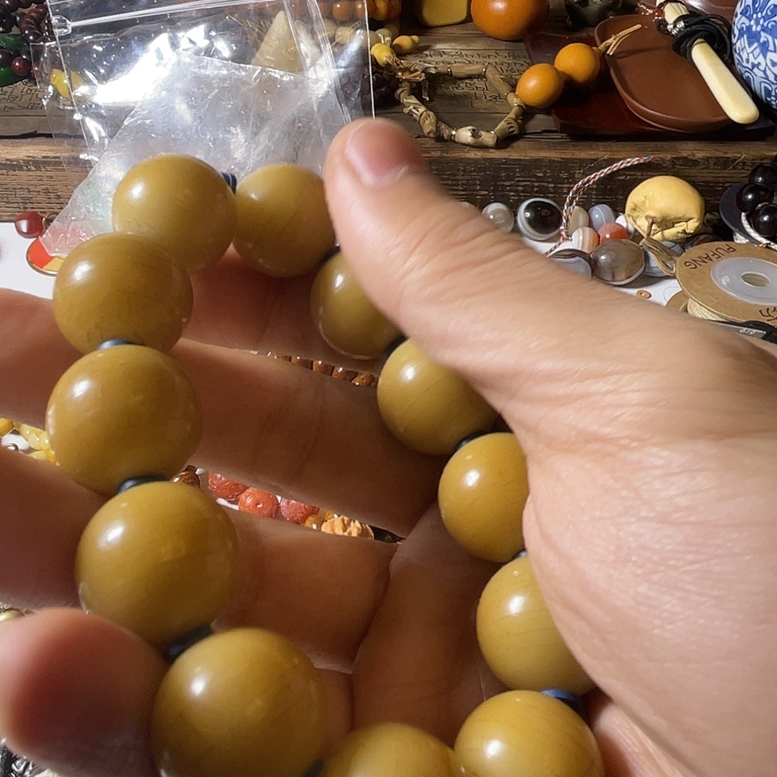 拉***森吊坠白玉菩提珠子