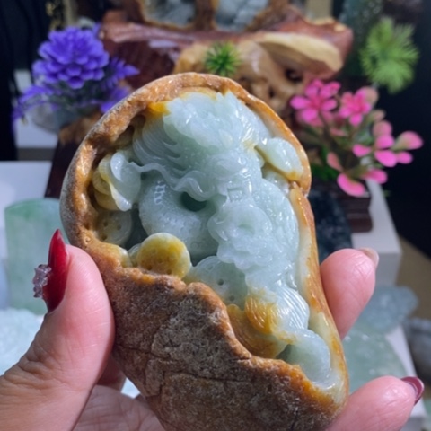 【闪购商品】颈饰未镶嵌翡翠龙牌