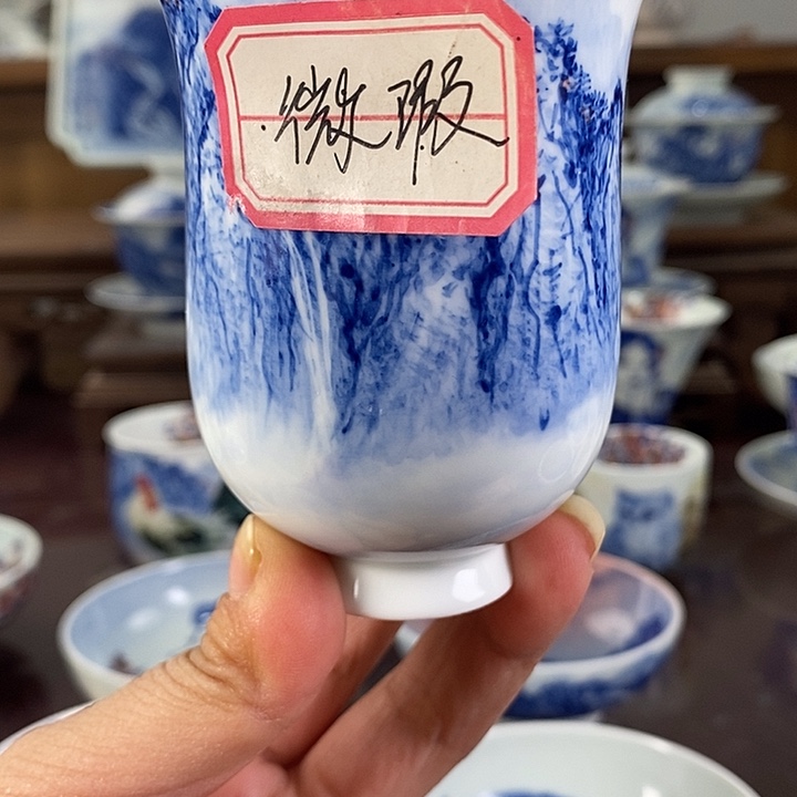 杯高*景德镇手工手绘陶瓷，高亮兴老师作品